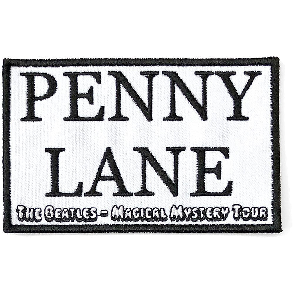 THE BEATLES ビートルズ (結成 65周年 ) - Penny Lane White / SONG TITLES / ワッペン - PGS